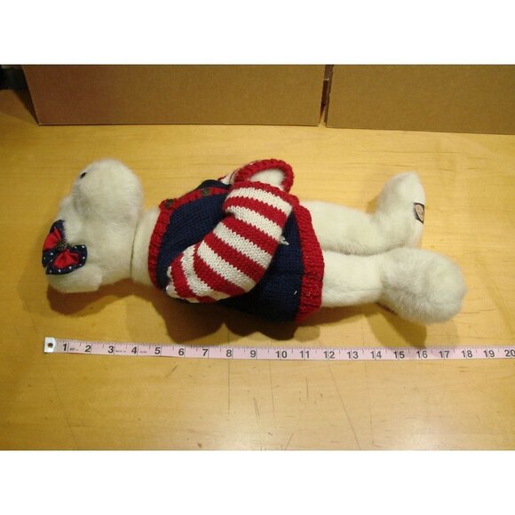 Vintage 2002 Boyds Bears Commemorative Edition Patriotic Dress Plush Jointed 18" - Picture 8 of 12